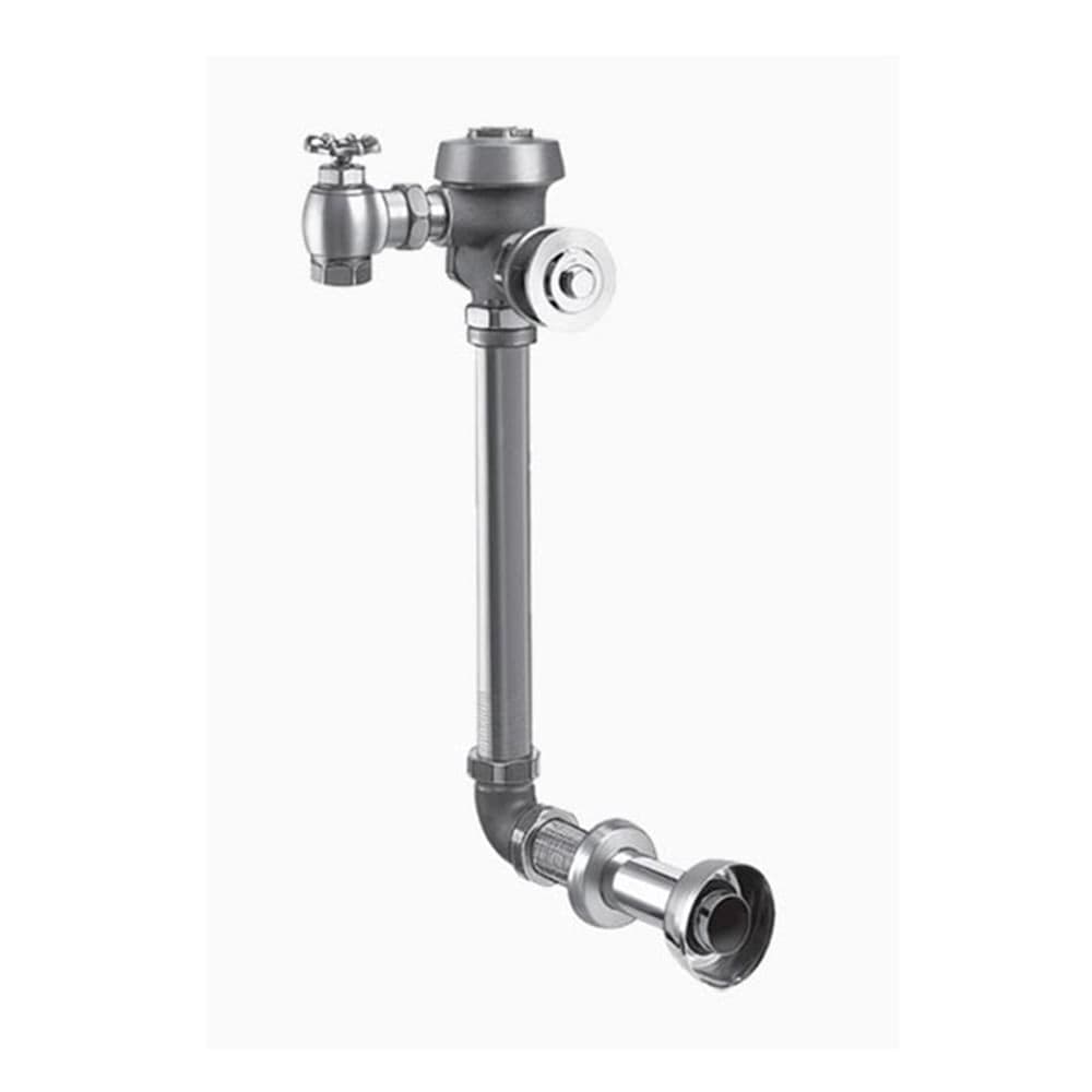 Fluxor Royal WC Empotrado con Pulsador Tubo Curvo Cromado 6 lts