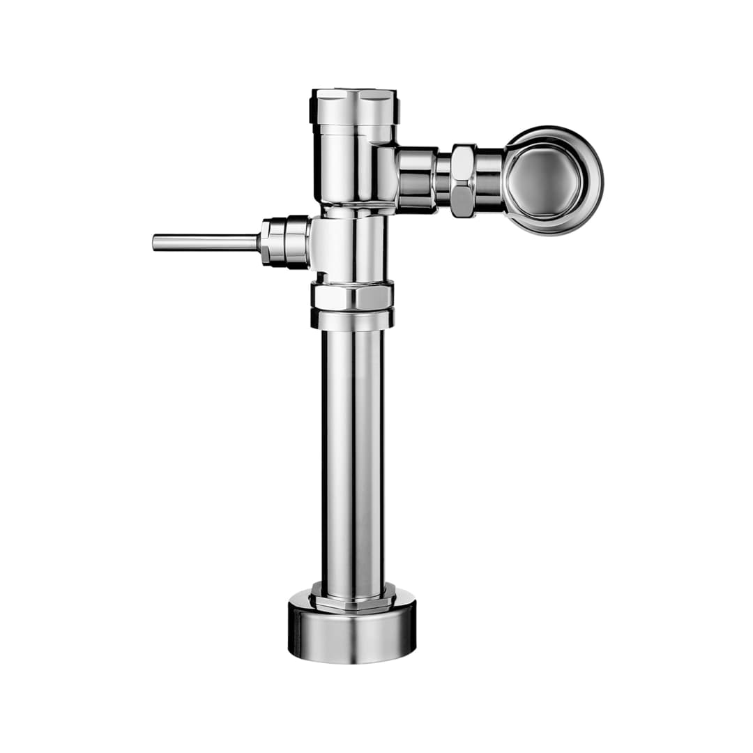 Fluxor Gem WC Expuesto Tubo Recto Accionamiento Manual Cromado