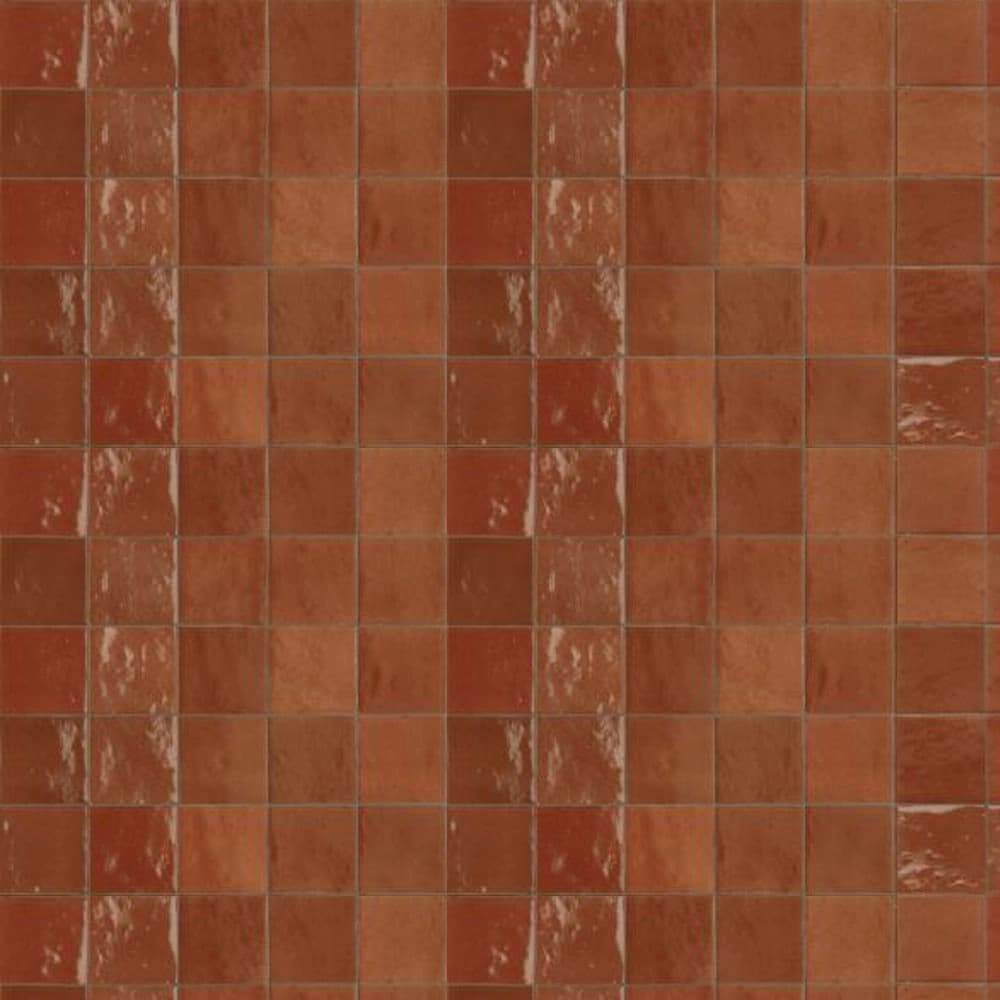 Cerámica Muro Zellige Corallo Pulido 10x10 cm