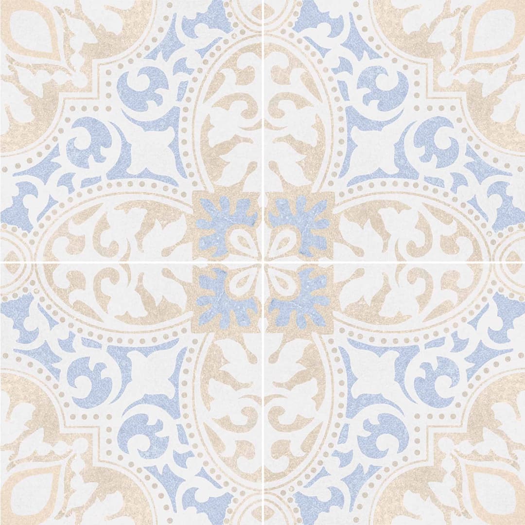 Porcelanato Dolcevita Antique Blue Mate 20x20 cm