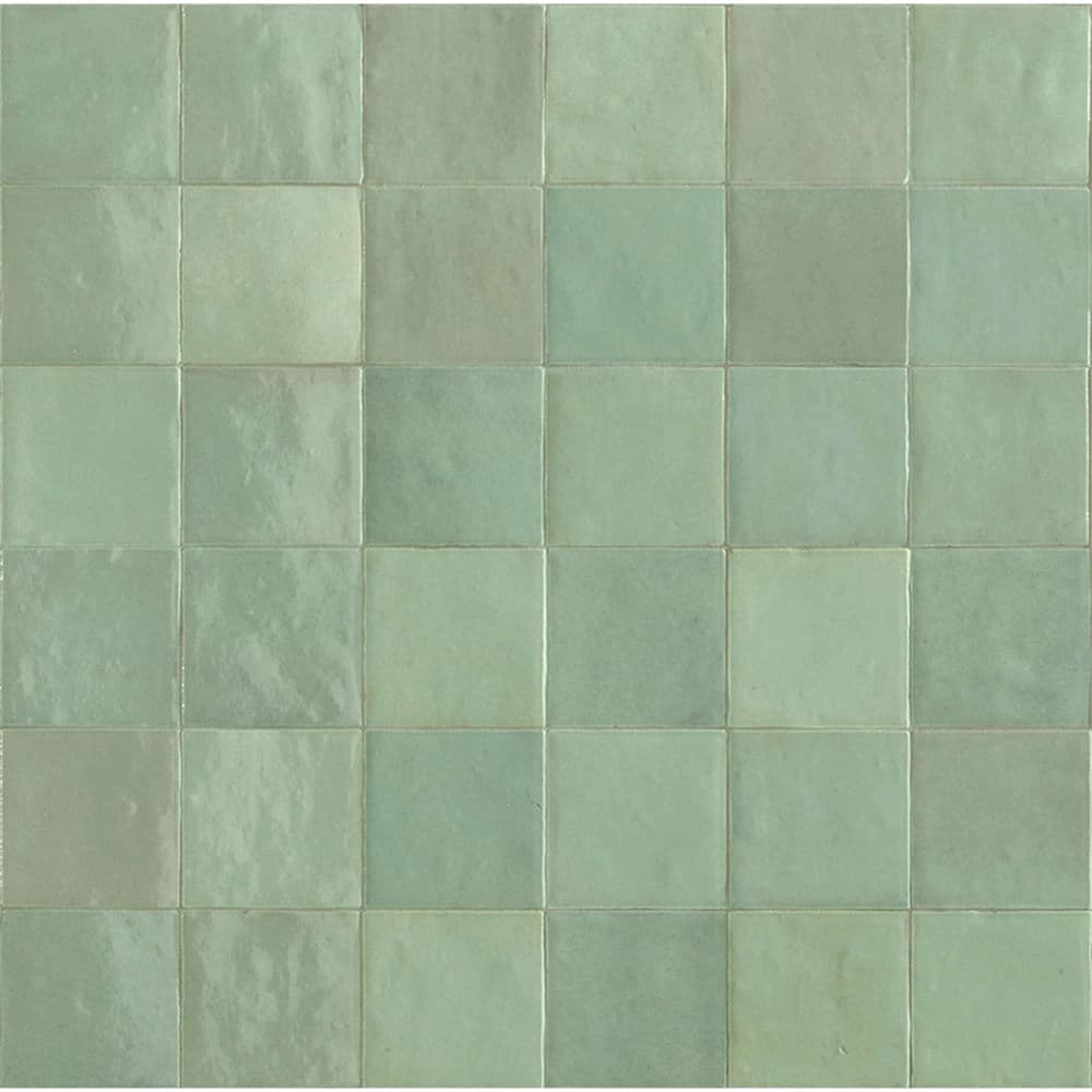 Cerámica Muro Zellige Turchese Pulido 10x10 cm