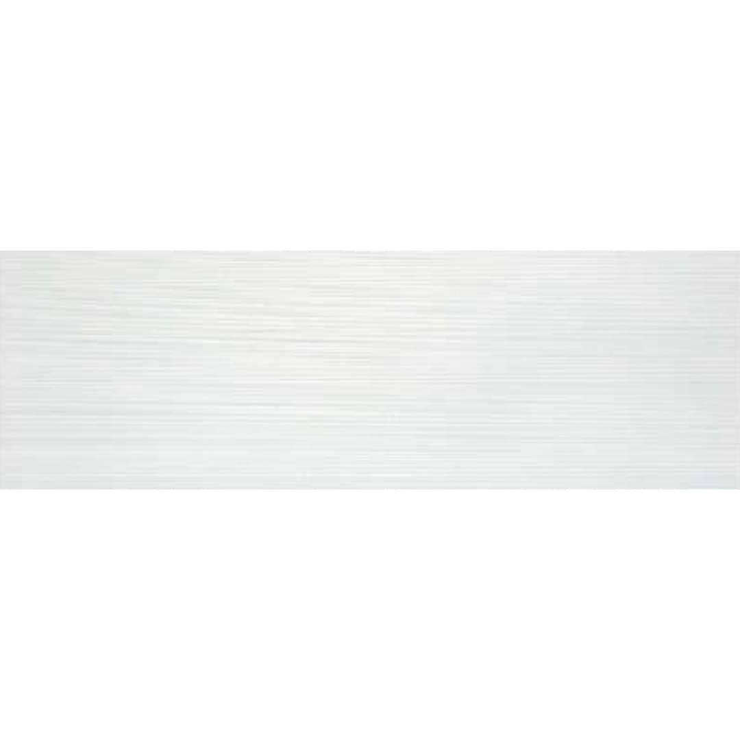 Cerámica Muro Glaciar Líneas Blanco Brillante 30x60 cm