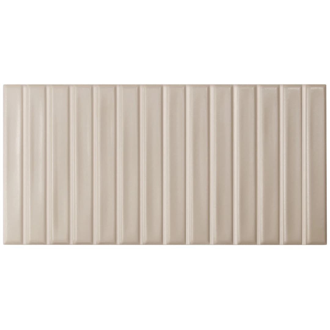 Cerámica Muro Sweet Bars Beige Mate 12.x25 cm