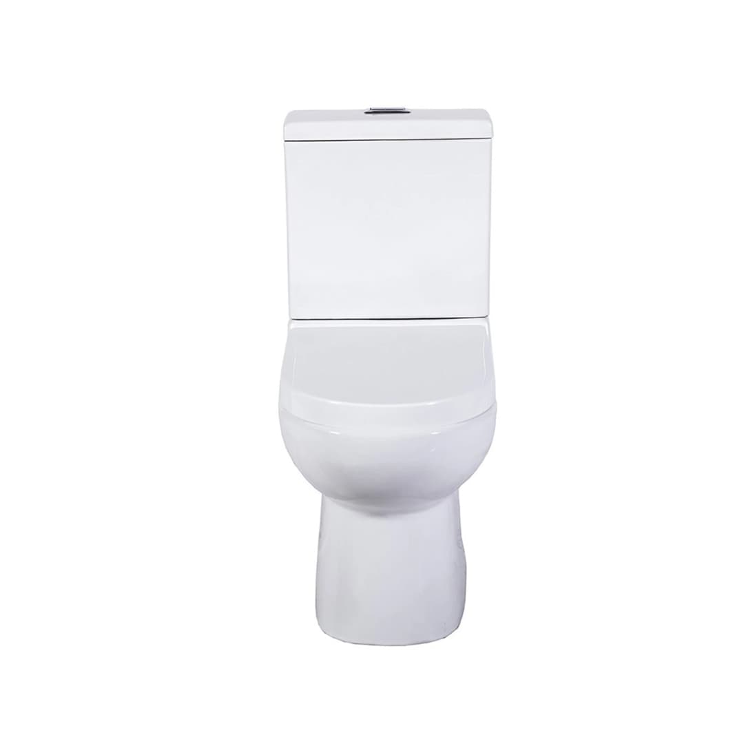 WC Santorini Descarga Muro con Asiento y Fijaciones Blanco