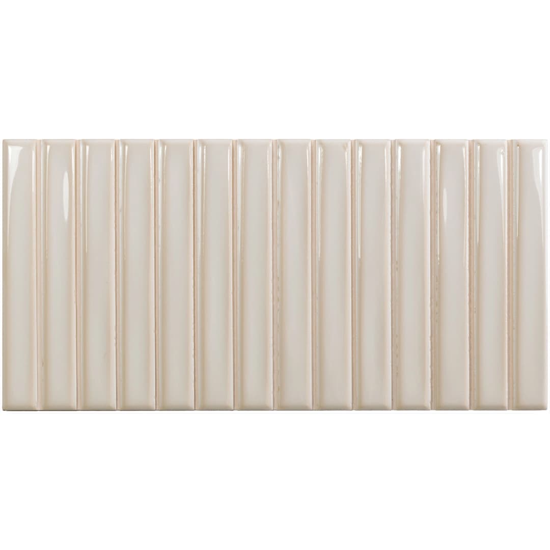 Cerámica Muro Sweet Bars Blanco Brillante 12.x25 cm