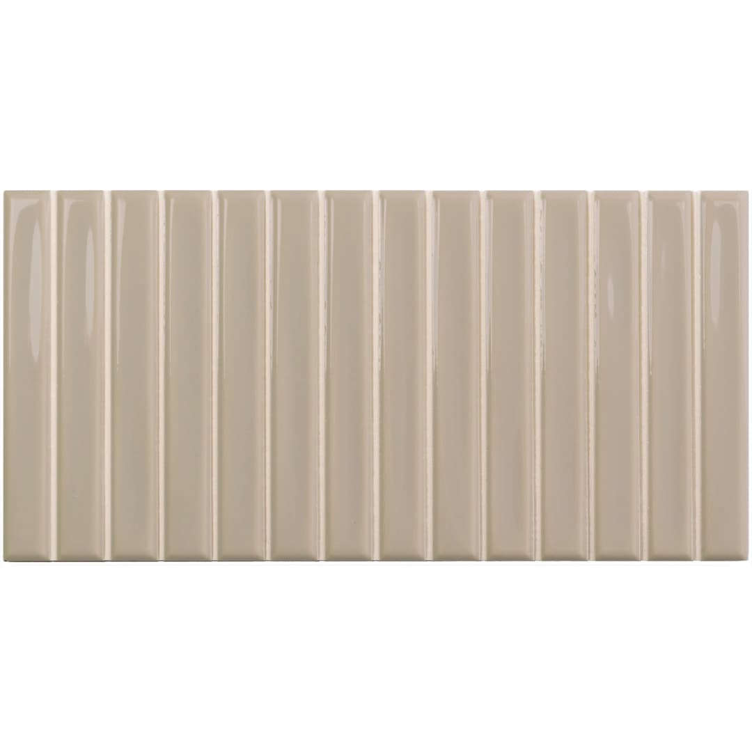 Cerámica Muro Sweet Bars Gris Brillante 12.x25 cm
