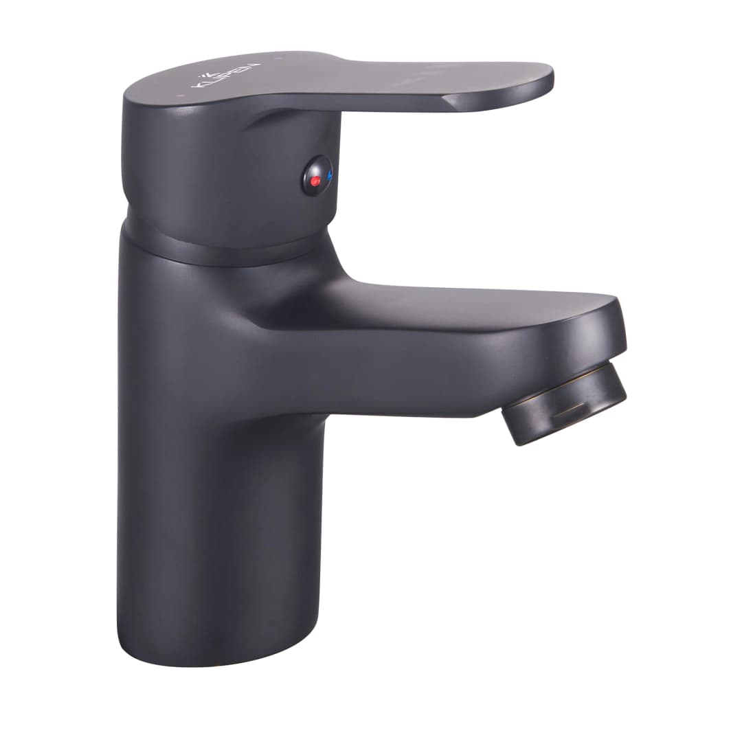 Grifería Lavamanos Style 7 cm S/Desagüe Negro Mate
