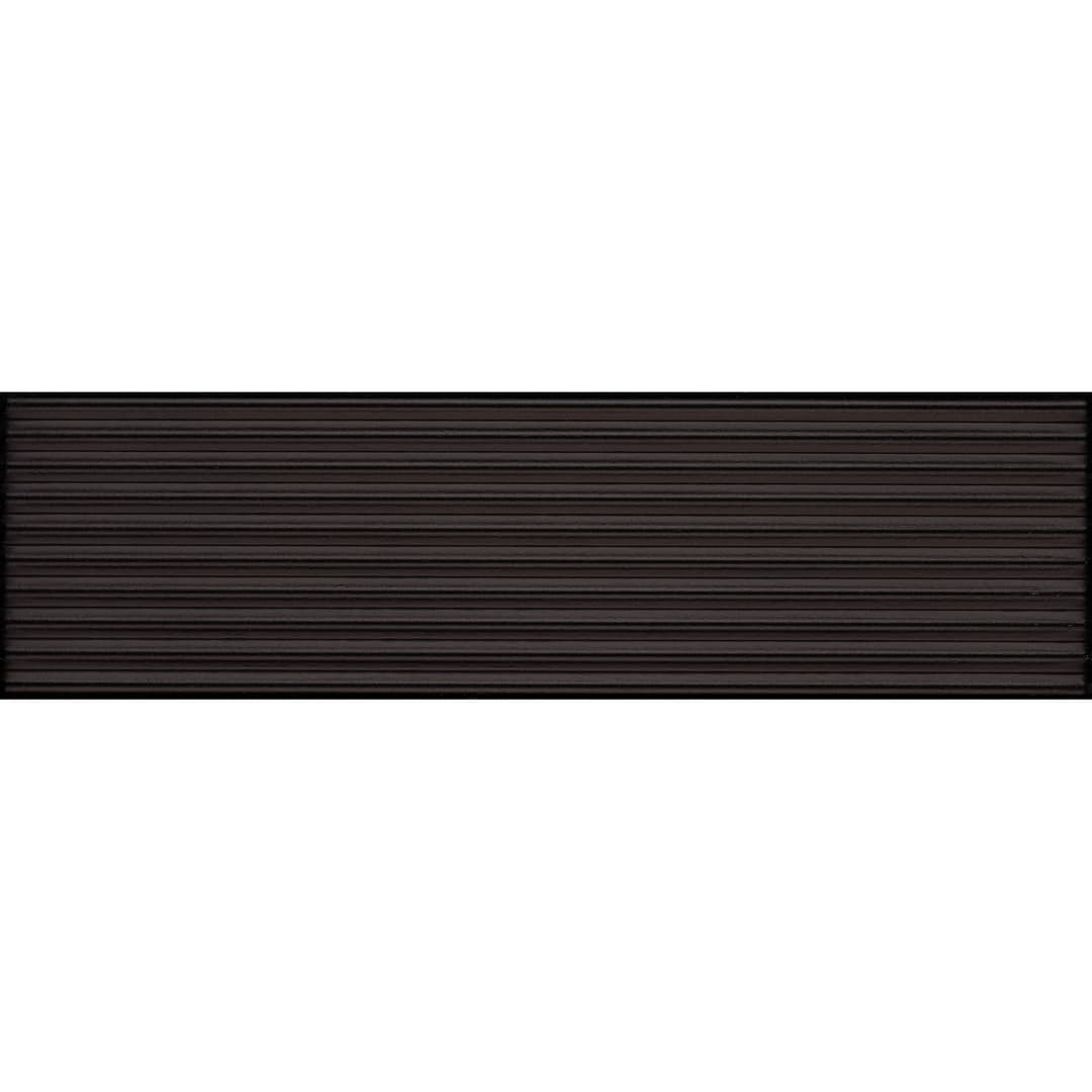 Cerámica Muro Vivant Línea Negra Mate 7x24 cm