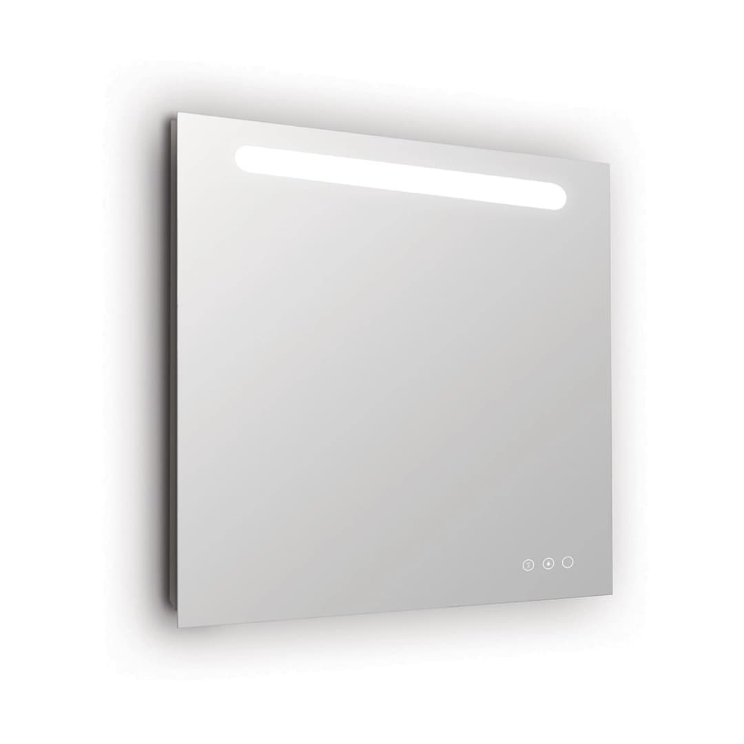Espejo Lina Cuadrado Desempañante Led Bluetooth 80x80 cm