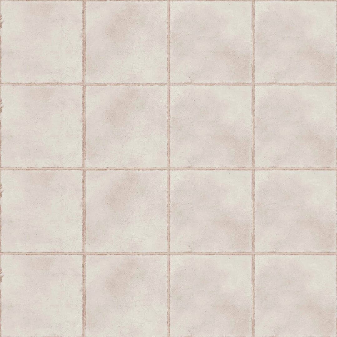 Porcelanato Pottery Square Beige Mate Antideslizante 15x15 cm