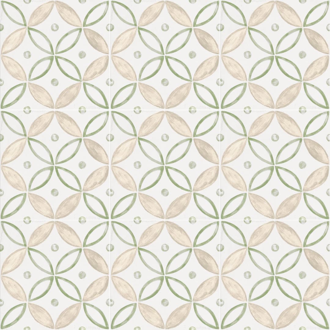 Porcelanato Artcraft Decoro Segni Multicolor Mate 20x20 cm