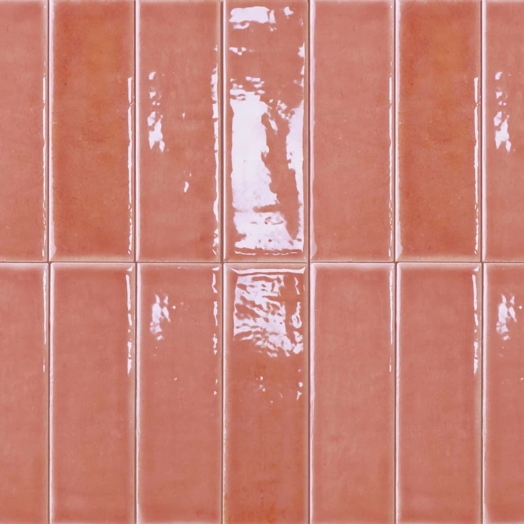 Cerámica Muro Colour Notes Rosemist Gloss 4x12.5 cm