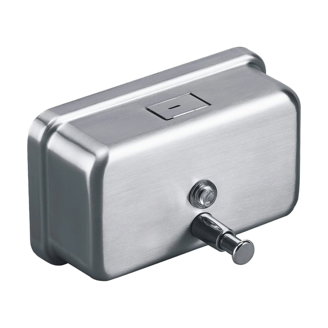 Dispensador de Jabón Global Acero Inoxidable 304 12.1x12.1x23 cm