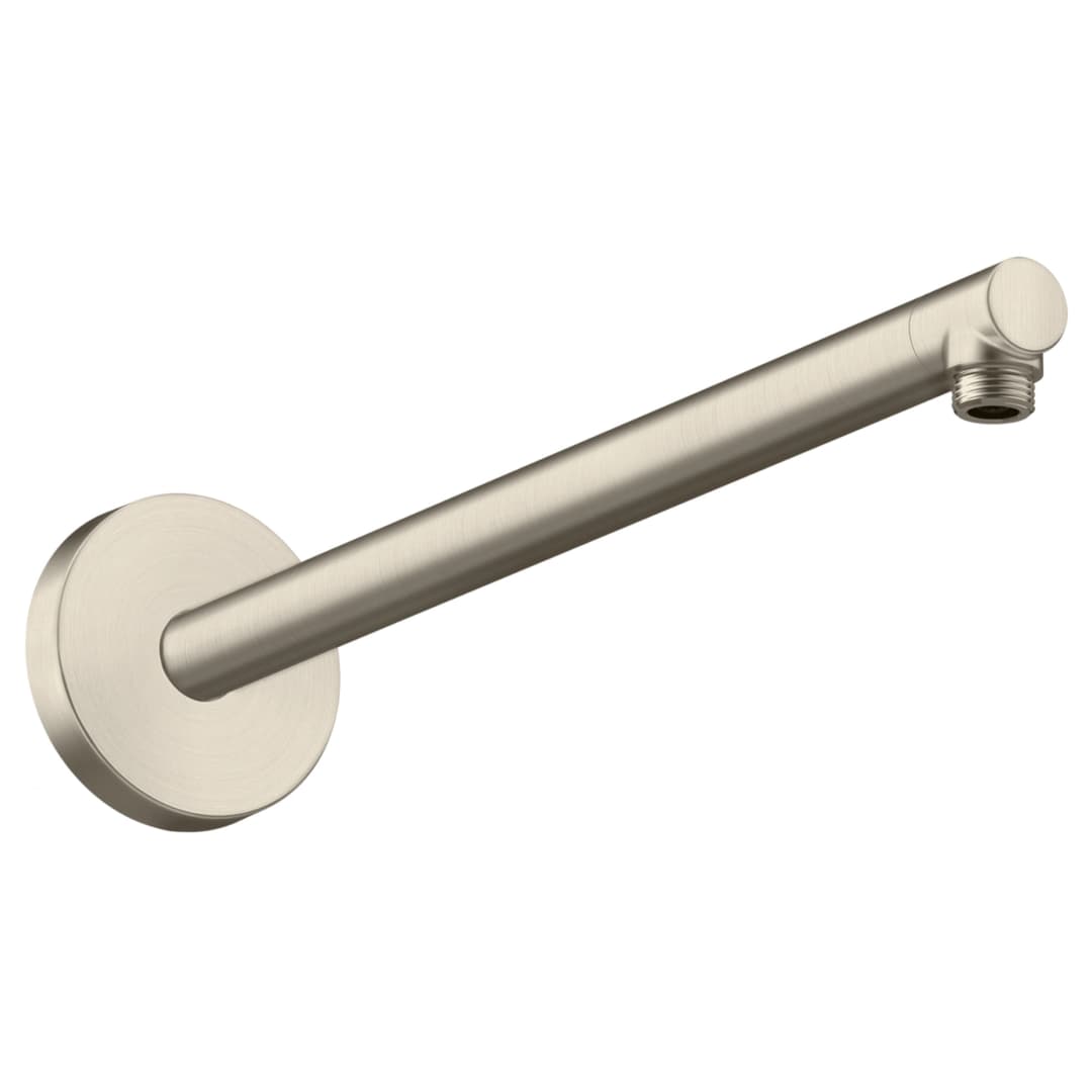 Brazo de Ducha Fija a Muro 390mm Brushed Nickel
