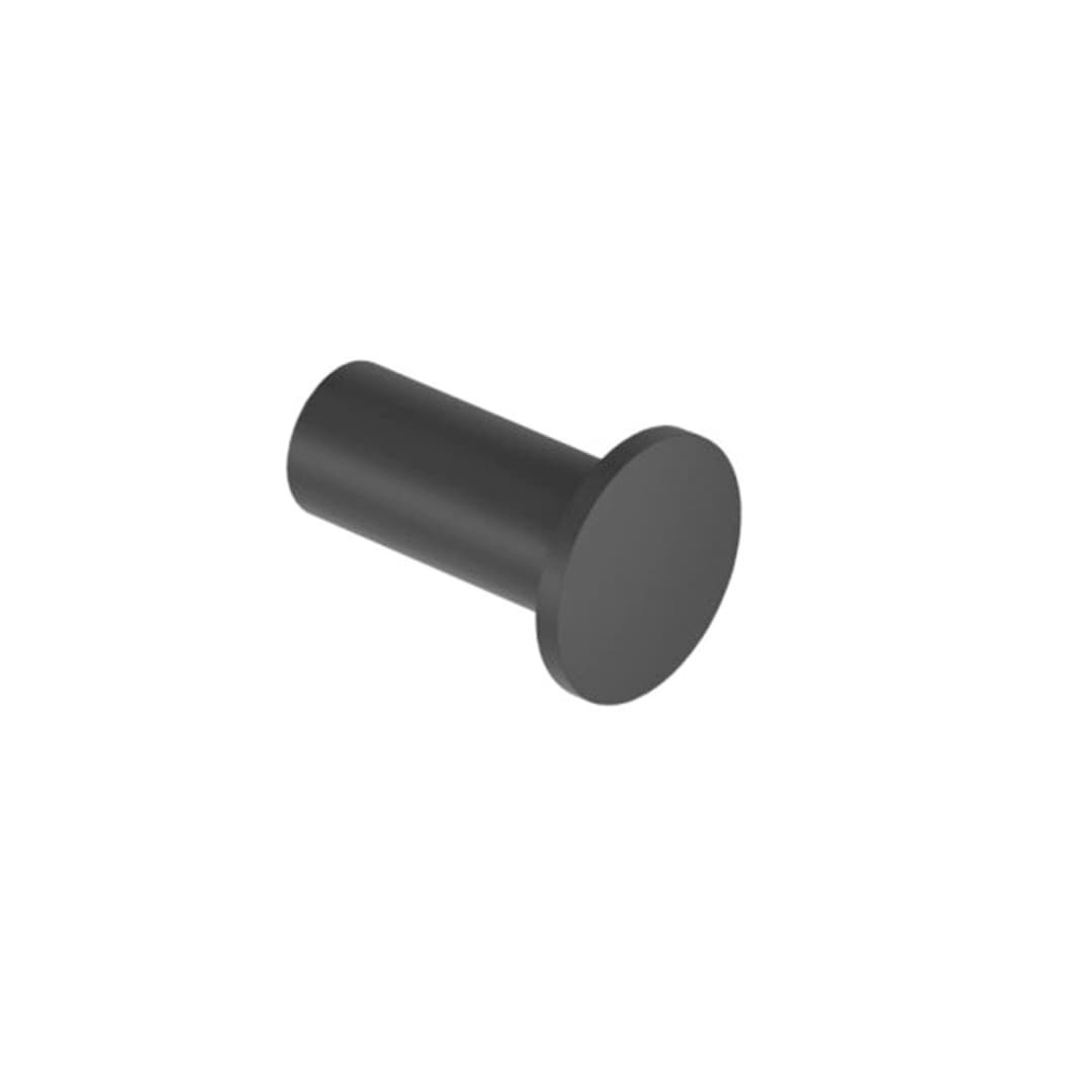 Percha Simple Architect Negro Cepillado 35x50x35mm