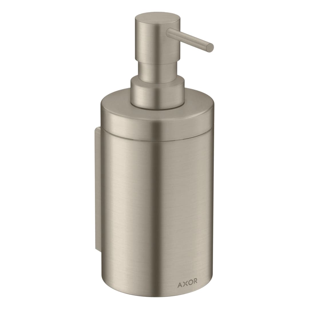 Dispensador de Jabón Universal Metal Niquel 7.6x10.7x18.2 cm
