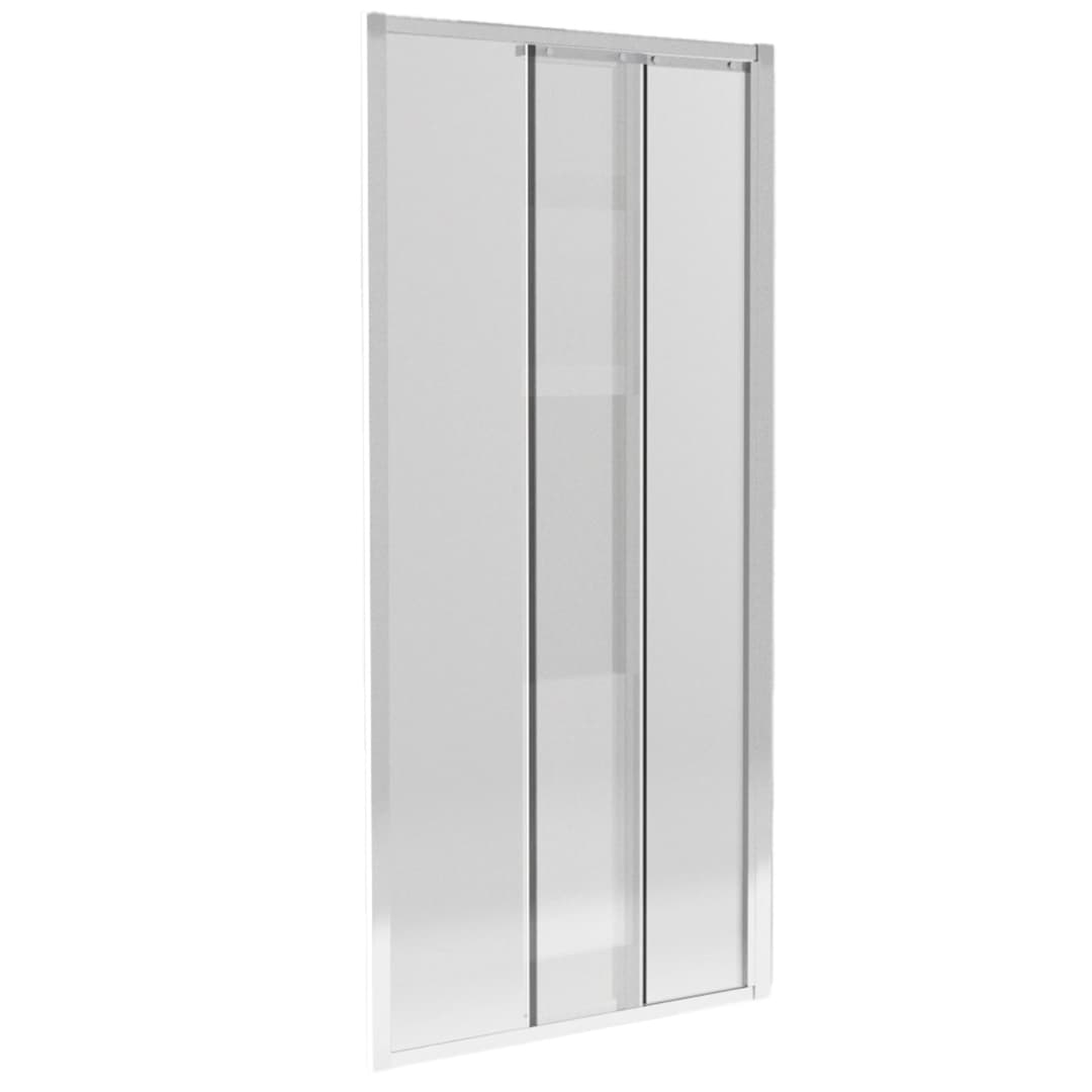 Mampara Ducha Atenea Doble Corredera Derecha Fija Vidrio Templado 1200x1950 mm