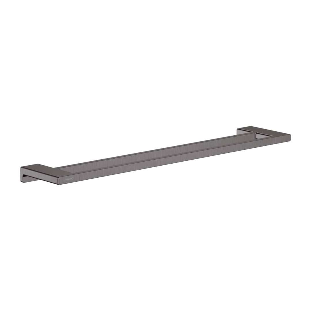 Toallero Addstoris de Barra Doble Metal Grafito 64.8x12.4x3.2 cm