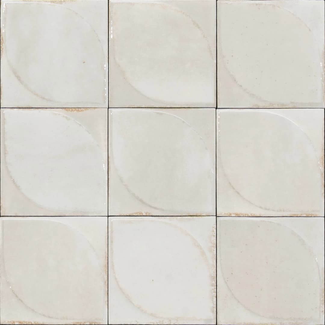 Porcelanato Lume Bone 3D Dew Lux Brillante 10x10 cm