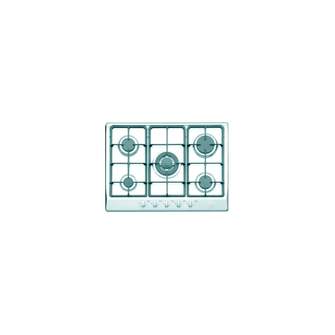 Encimera Inoxidable Gas 5q Triple Anillo Empotrada 70 cm