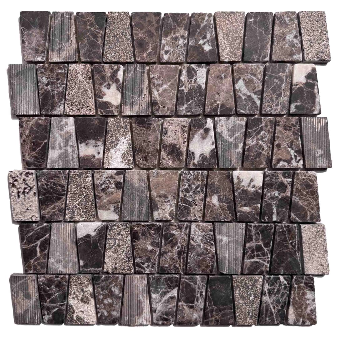 Mosaico Emperador Mix Polygon 30x30 cm