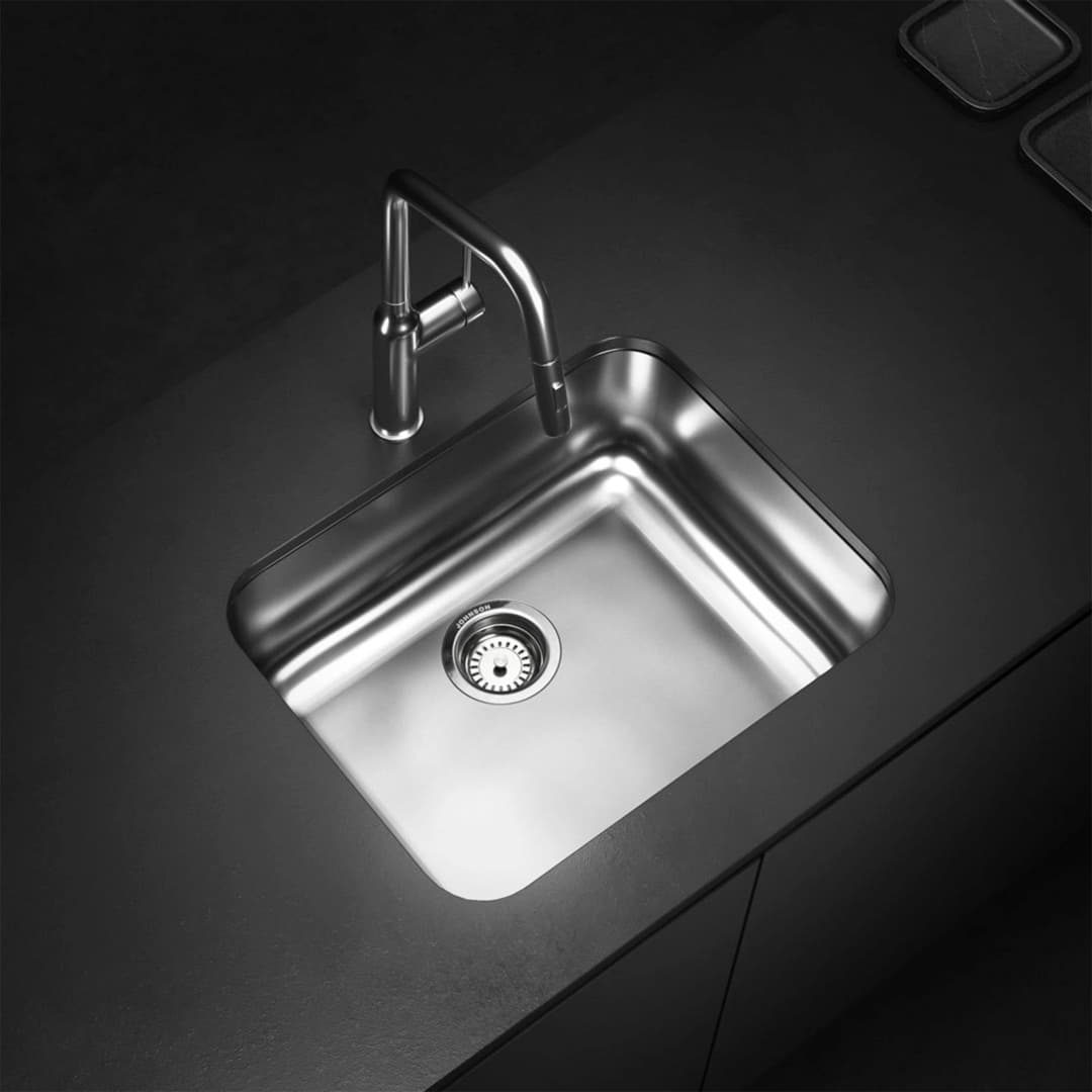 Lavaplatos E50/18 1 Cubeta Acero 500x400x180 mm