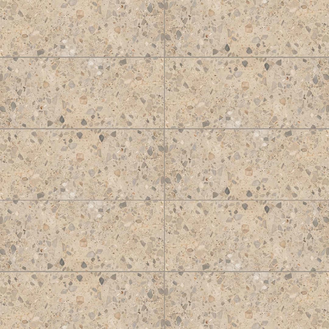 Porcelanato I Ciottoli Sassi Beige Mate 120x280 cm