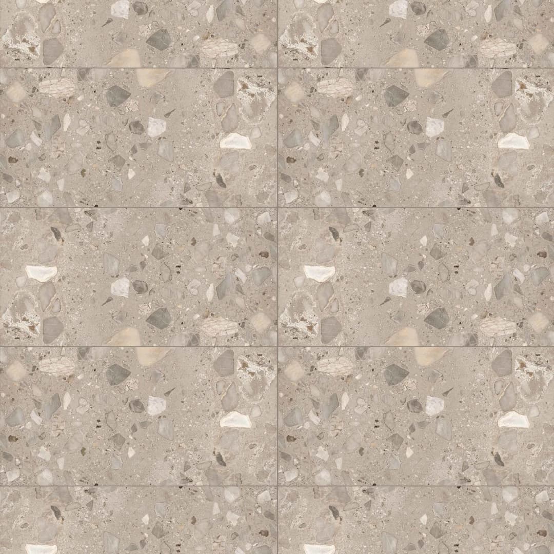 Porcelanato I Ciottoli Sassi Grigio Lapato 60x120 cm