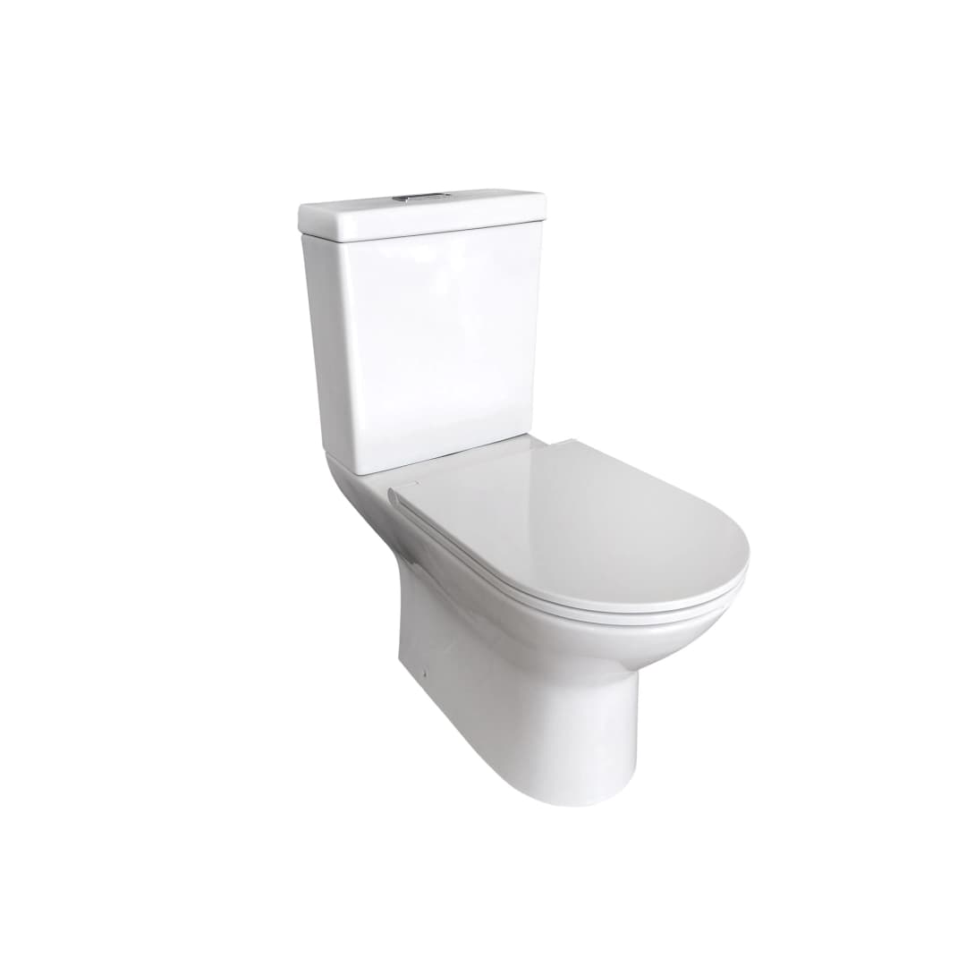 WC Two Piece Verso Slim Descarga a Piso 305 mm