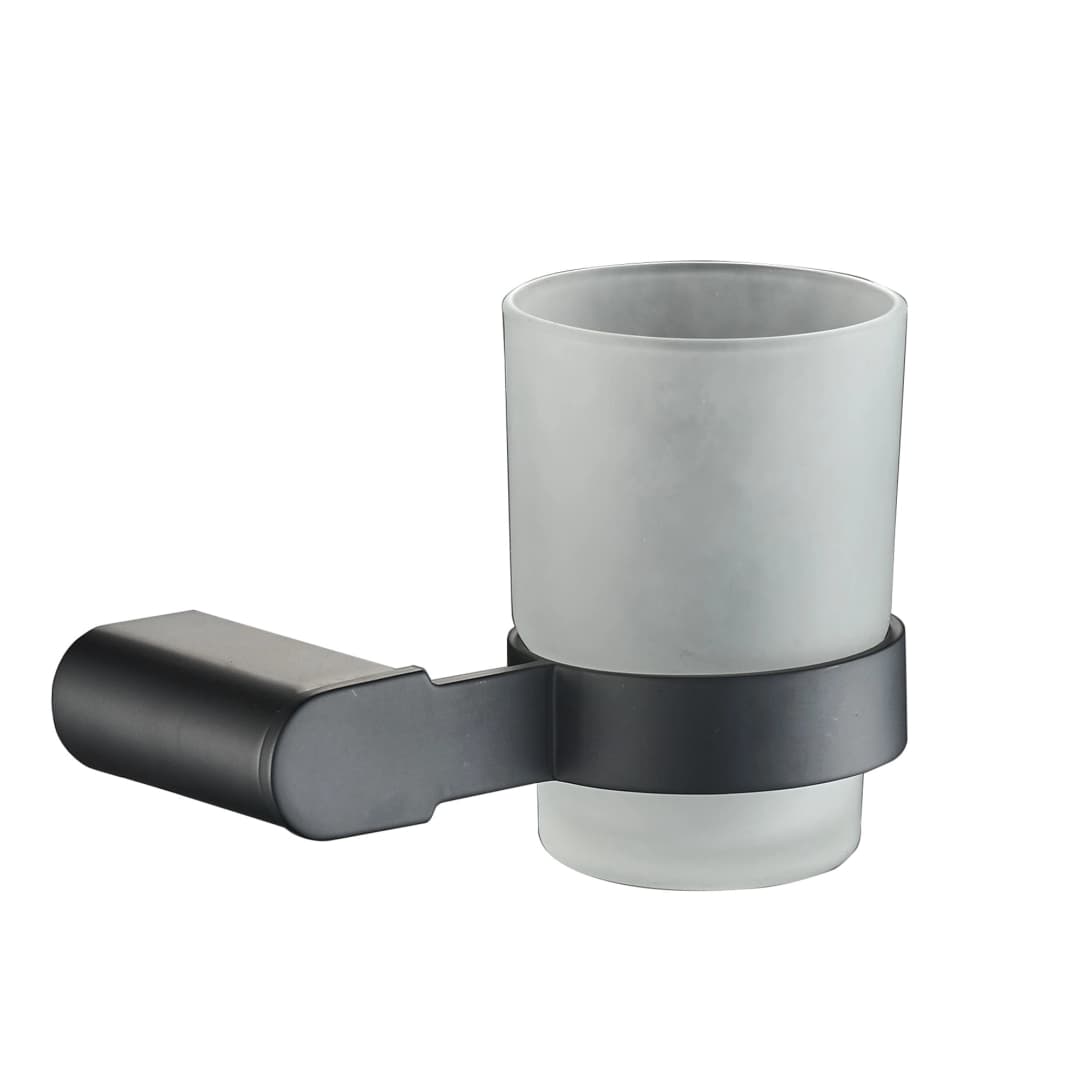 Portavaso Style Zinc Negro 12.4x10x9.7 cm