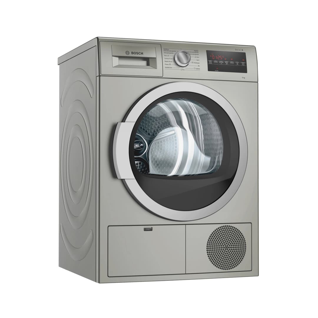 Secadora de Condensación SER6 Gris Libre Instalación 9 Kg