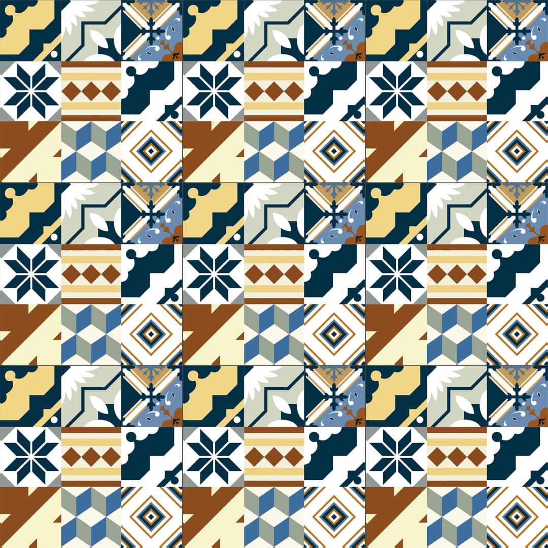 Gres Porcelánico Majestic Mix Multicolor Mate 60x60 cm