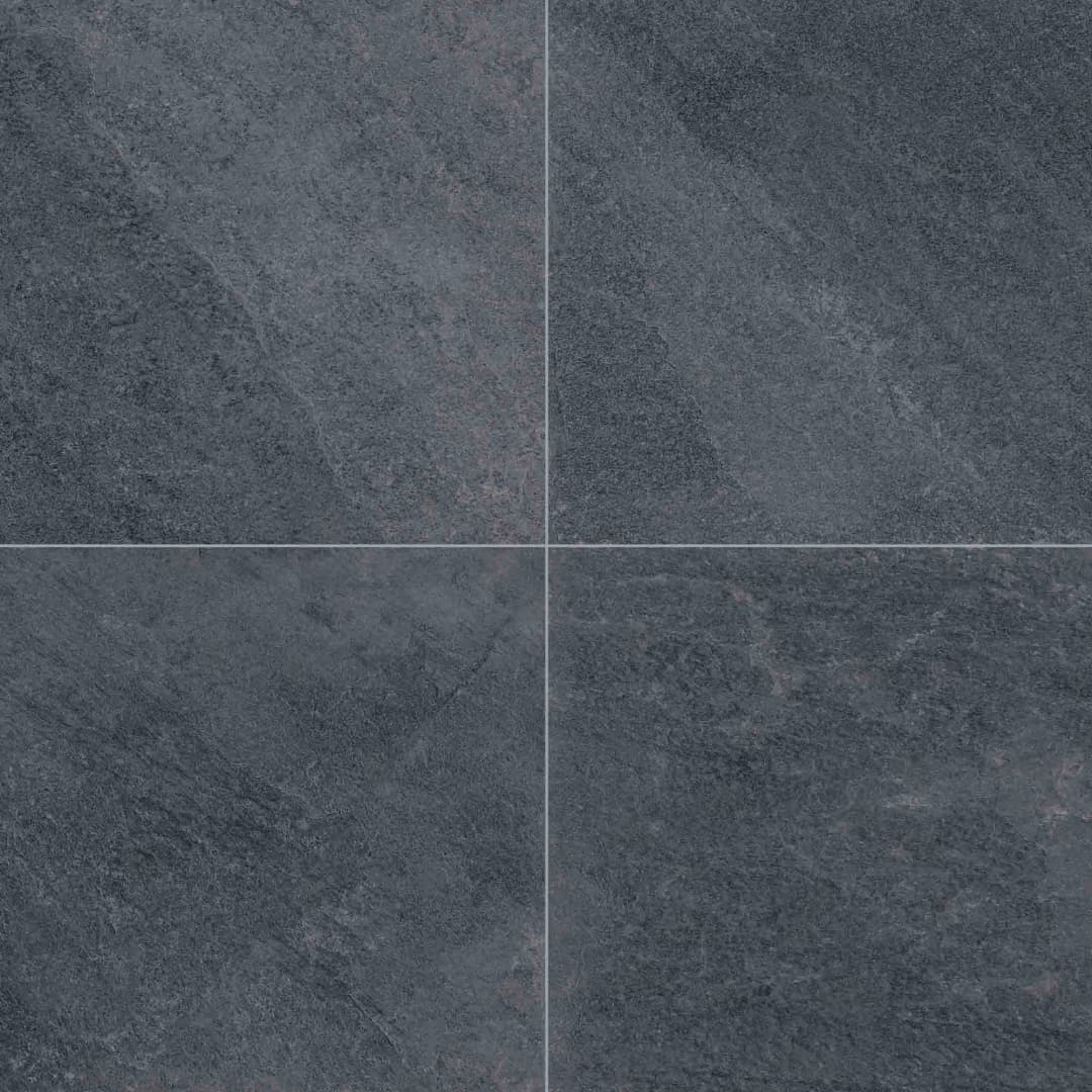 Porcelanato Rocca Eco Black GR3D Mate 80x80 cm