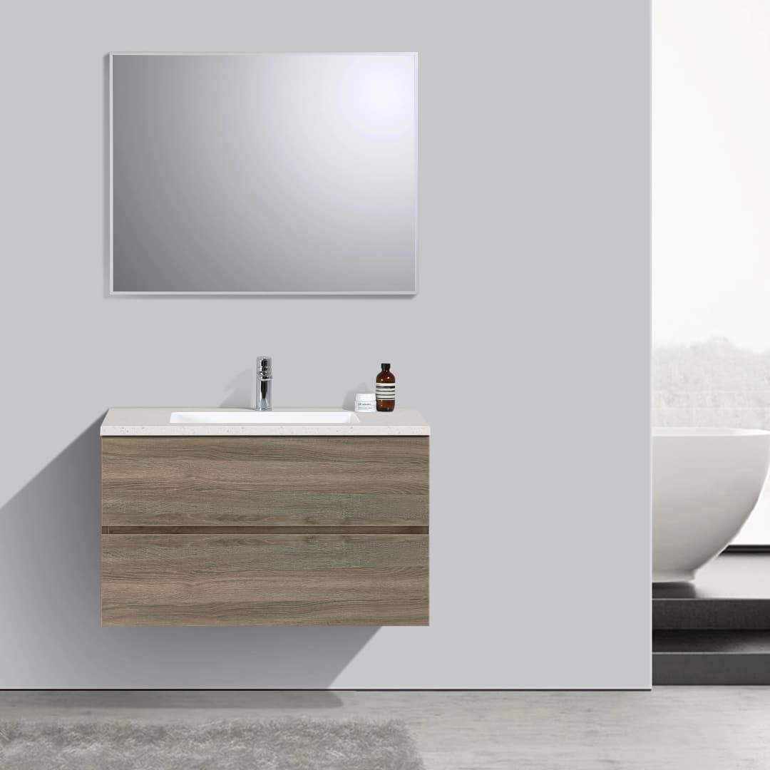 Mueble de Baño Rain con Lavamanos 900 mm Cart Oak