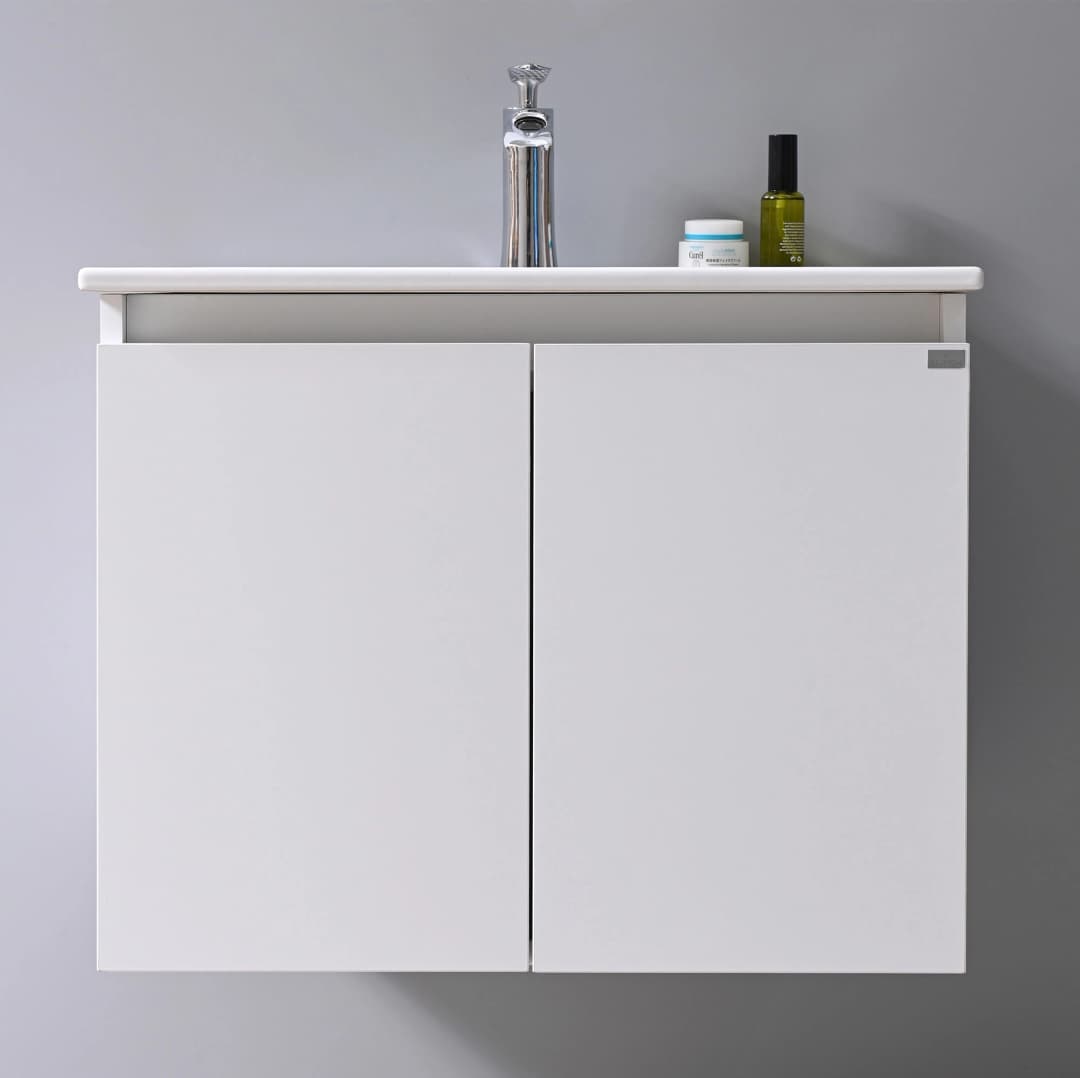 Mueble de Baño Queen con Lavamanos 800x455x480 mm 2 Puertas Blanco
