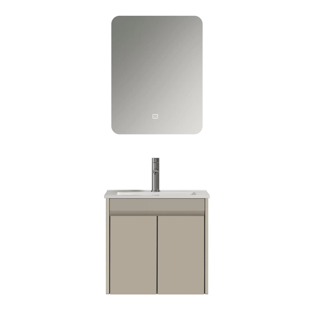 Mueble de Baño Nepal con Lavamanos 500x400x495 mm 2 Puertas Beige