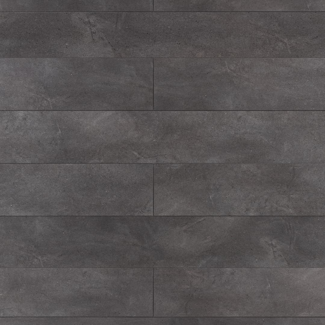 Piso Vinílico SPC Sharp Dark Grey 1220x229 mm