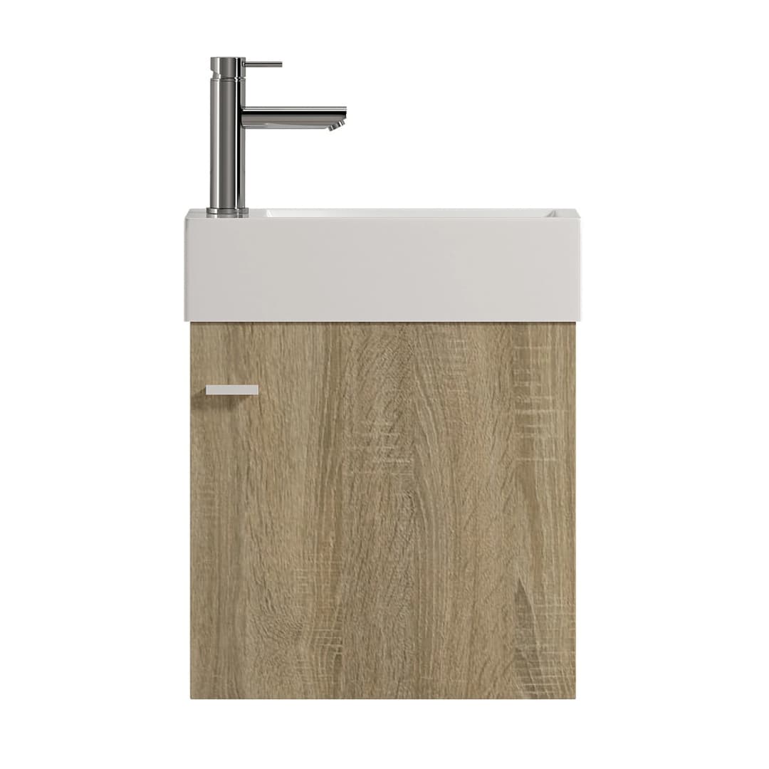 Mueble de Baño Filadelfia con Lavamanos 500x250x640 mm Brown Wood