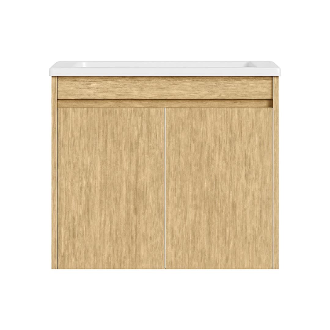 Mueble de Baño Nepal con Lavamanos 600x470x495 mm 2 Puertas Light Oak