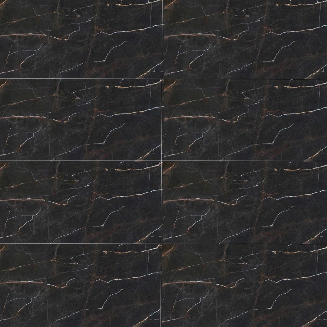 Porcelanato Laurent Negro Mate Semipulido 60x120 cm