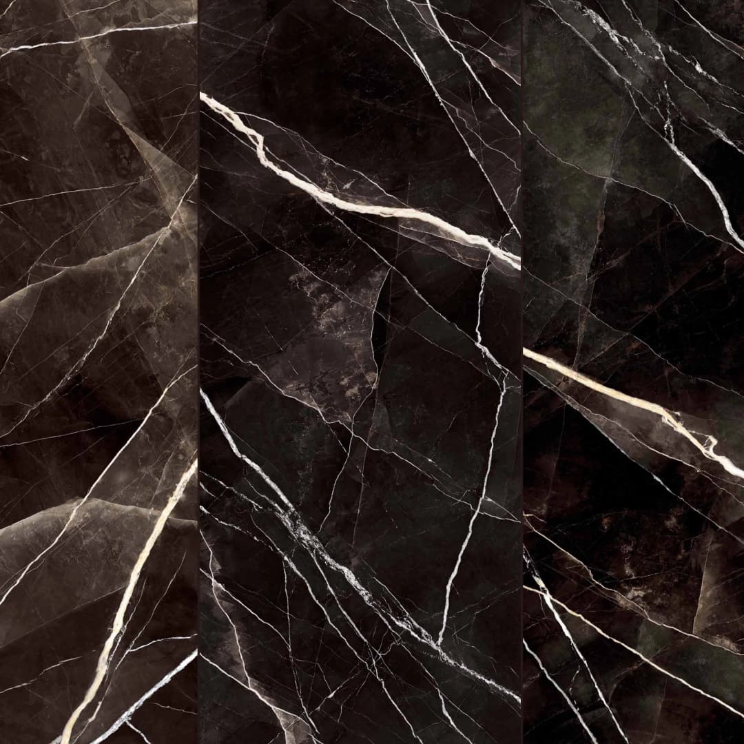 Porcelanato Grande Calacatta Black Mate 120x278 cm