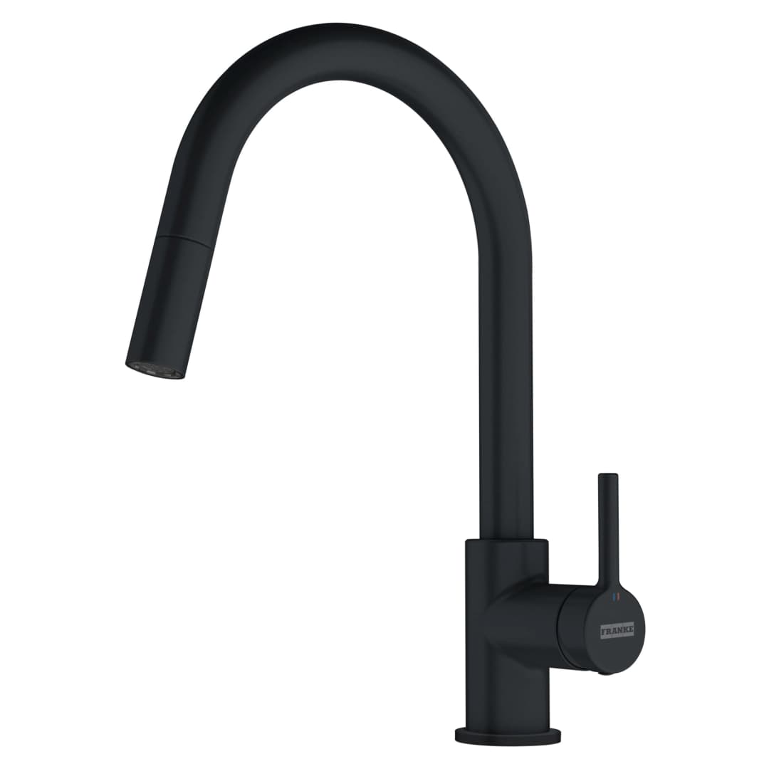 Grifería Cocina Franke Lina Pull Out Negro Mate