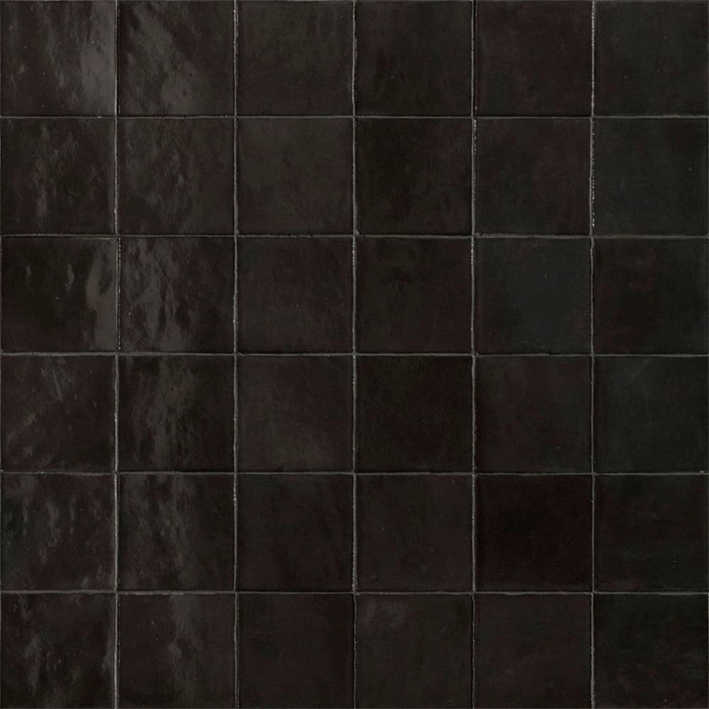 Cerámica Muro Zellige Carbone Pulido 10x10 cm