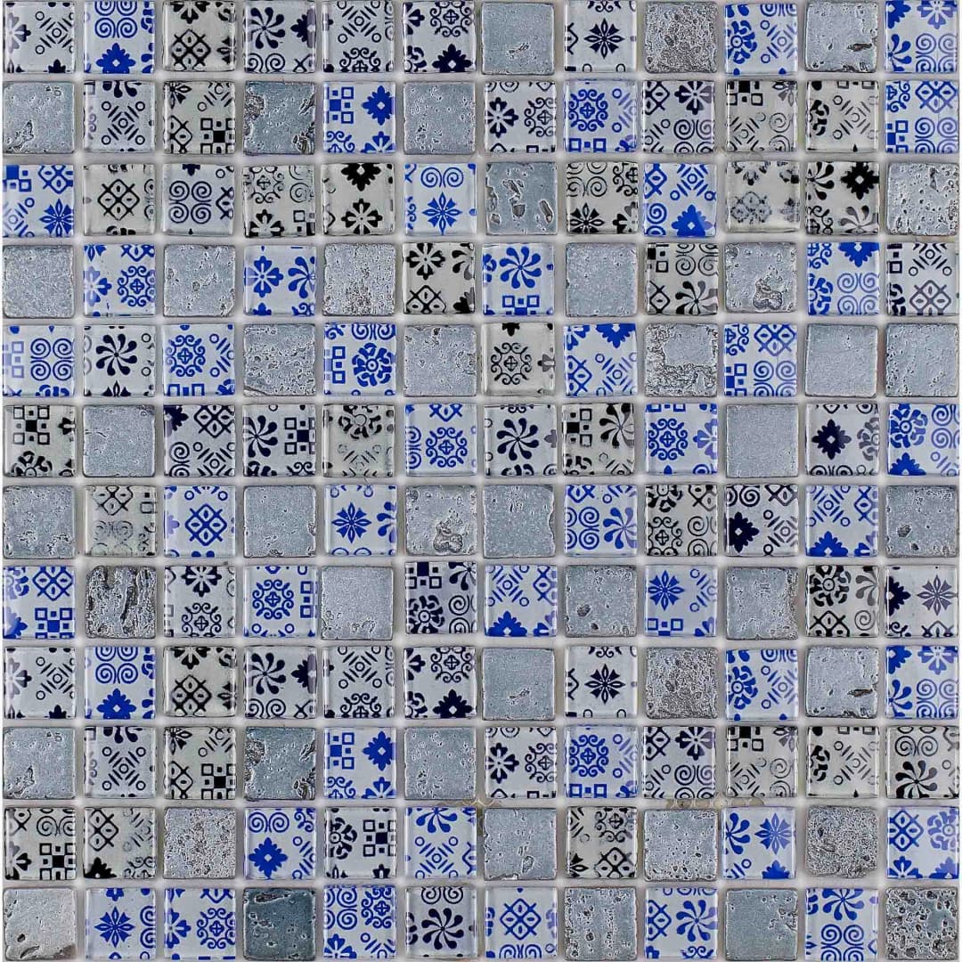 Mosaico Sevilla Azul 30x30 cm