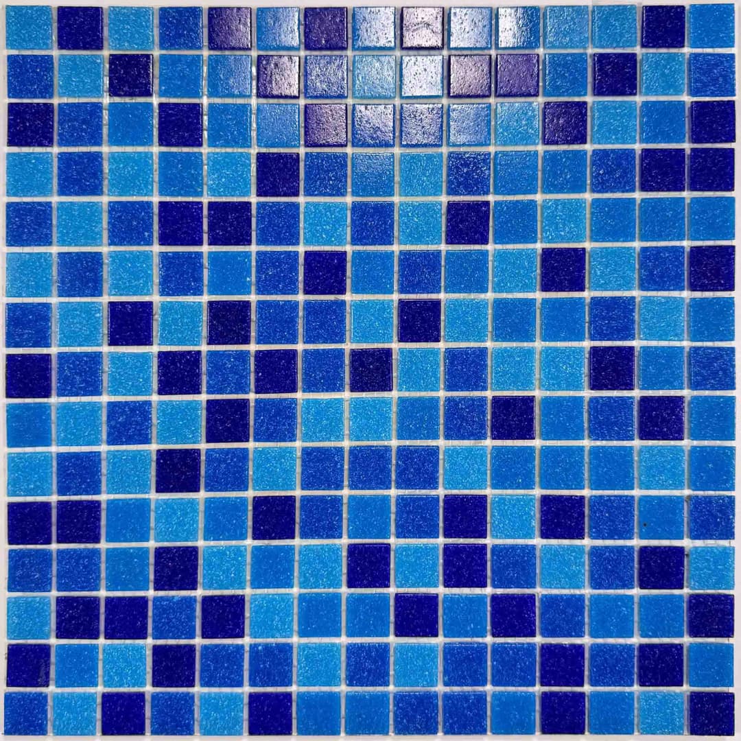 Mosaico Mezcla Oceano 32x32 cm