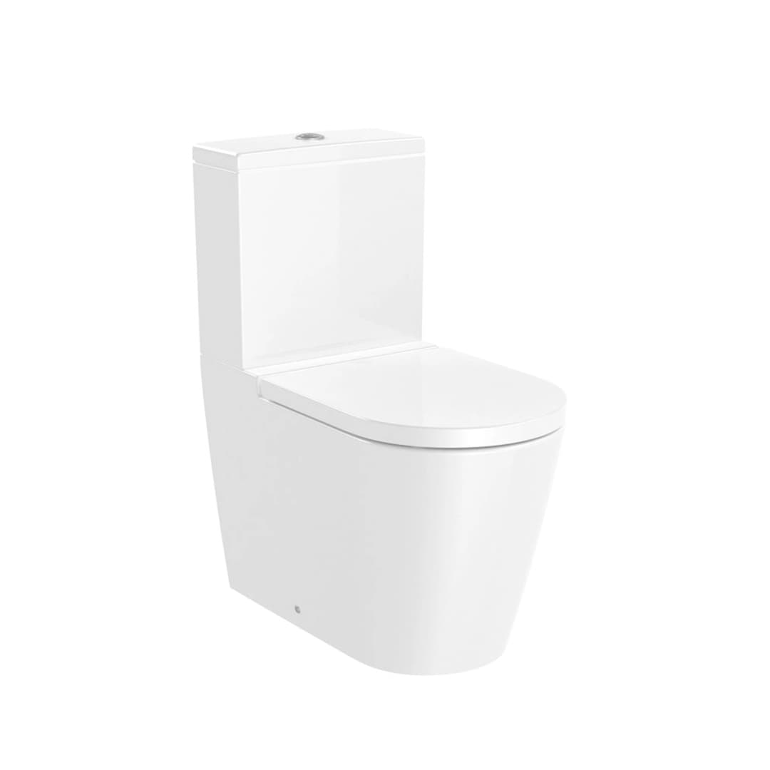WC Two Piece Inspira Rimless Descarga a Piso 210 mm