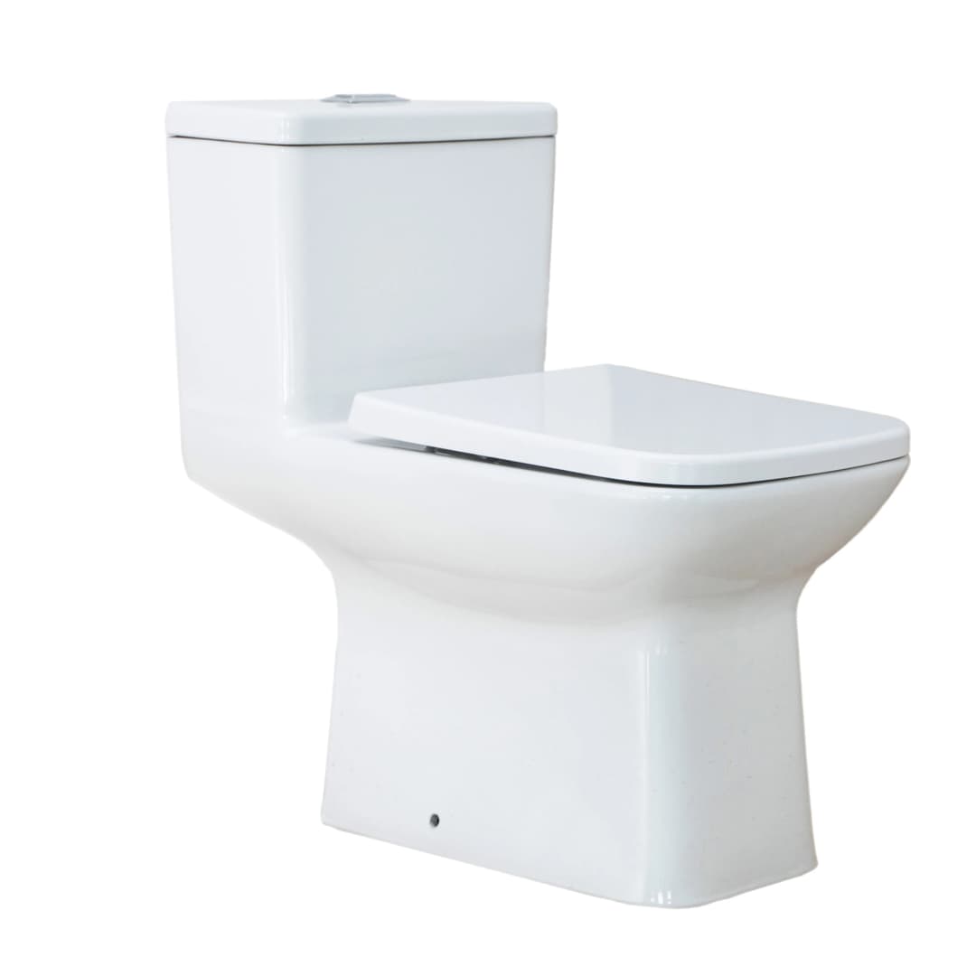 WC One Piece Kubik Descarga a Muro 180 mm