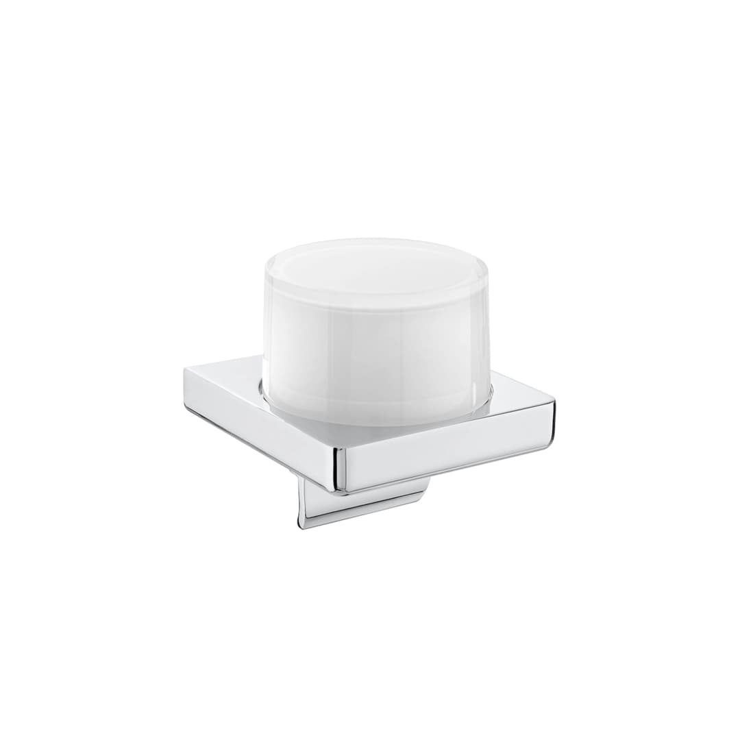 Dispensador de Jabón Tempo Zamak Blanco 12x11x11.3 cm