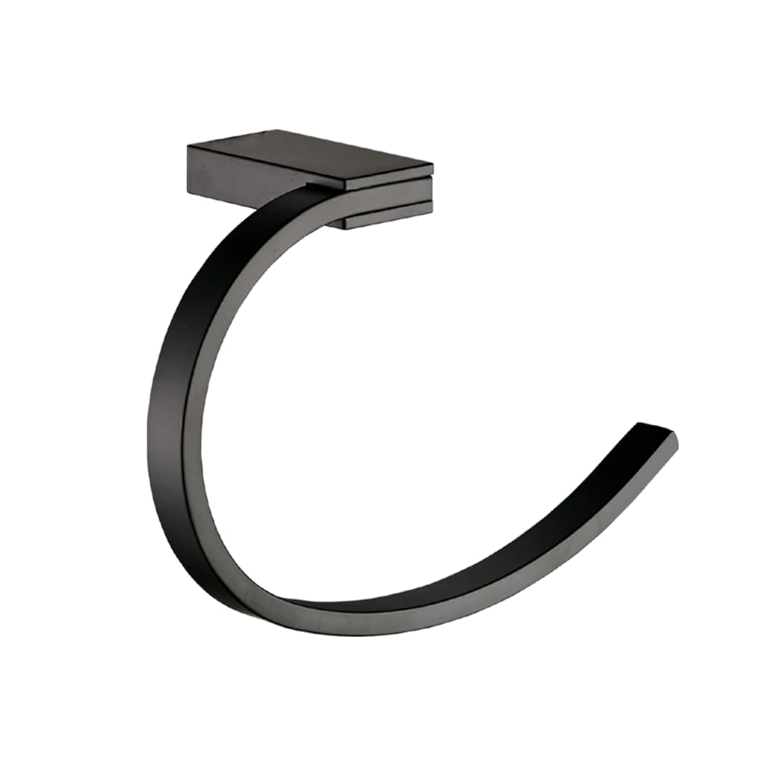 Toallero Asis Aro Acero Inoxidable 304 Negro 20.9x6.5x14.7 cm