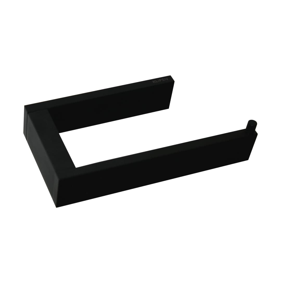 Toallero Kubika de Barra Latón Negro 21x7x4 cm